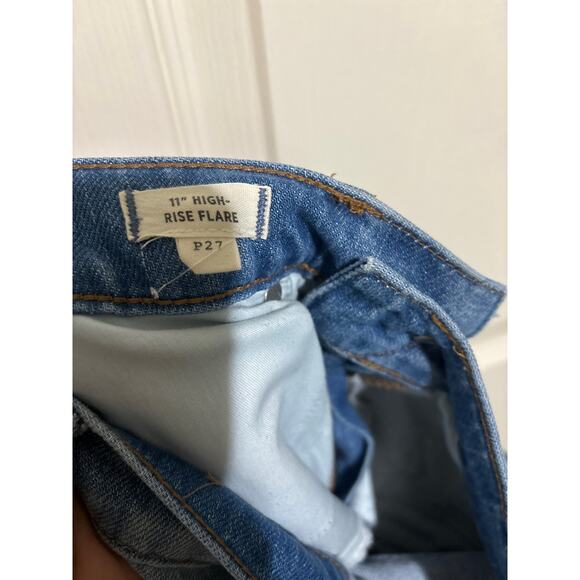 Madewell High Rise Flare 11" Size P 27 - Picture 6 of 6